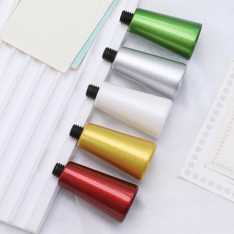 Replacements Solid Wood Handles/Heating Stamp Wax Silver Spoon For Stamp Scrapbooking Stamps Wax Seals Tools And Accessories