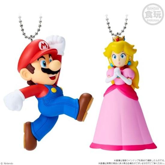 Bandai Super Mario Mascot Charm Collection 2 Chewing Gum Snack Box Sale/Set 10