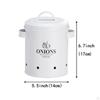 Airtight Food Storage Bin for Kitchen Vegetable Organization