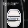 4Pcs Car Door Lock Buckle Protective Covers Shock Absorber Pad Stickers For Mercedes Benz AMG W213 W206 W205 W204 W212 W203 W223