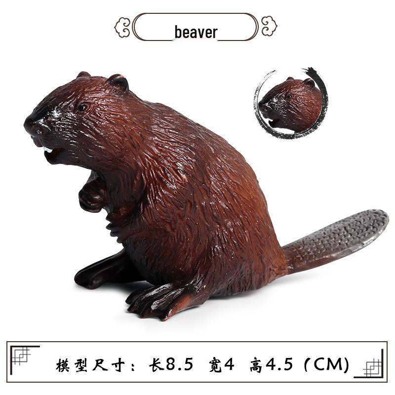 Animal Simulation Toys: Capybara, Beaver, Pangolin, Armadillo, Badger, Anteater, Otter, Aardvark, Skunk, Tapir