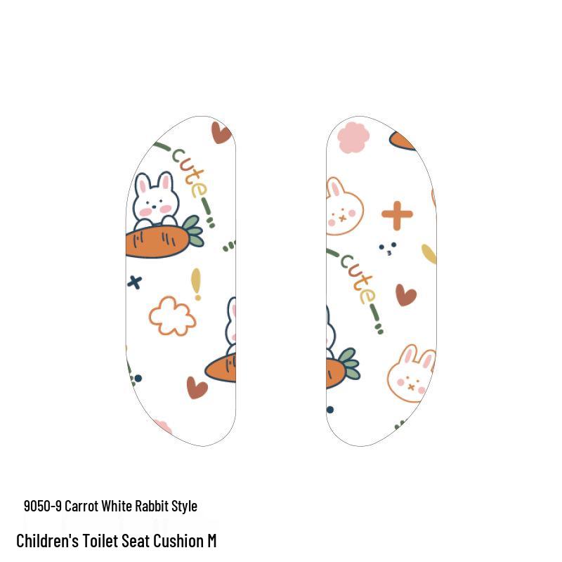 Children's Cartoon Self-Adhesive Washable Toilet Seat Cushion Pad