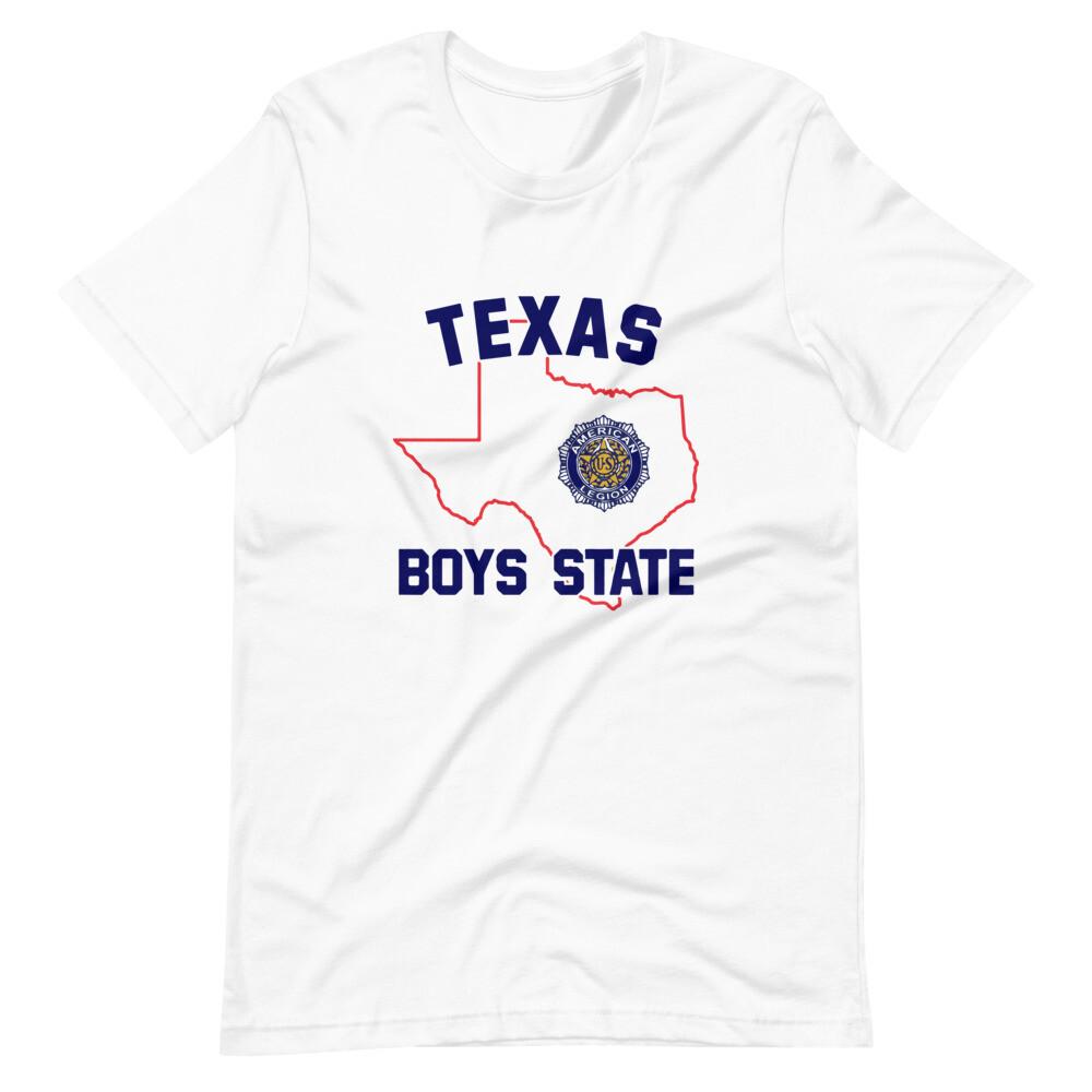 TEXAS BOYS STATE Politics A24 White Tee Short-Sleeve Unisex T-Shirt Unisex T-Shirt