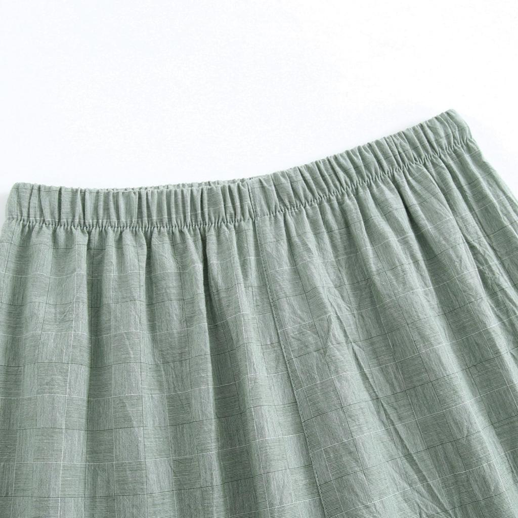 Jinbei Top and Bottom Day Shijira Plain Relaxwear [SISOFTLY] Women's Set, Mother's Gift, Stylish, Weave, Cool, Women's Pajamas, Roomwear, Jinbei, M,