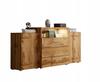 Modern 150 Cm Chest of Drawers for the Living Room with Side Cabinets Wotan