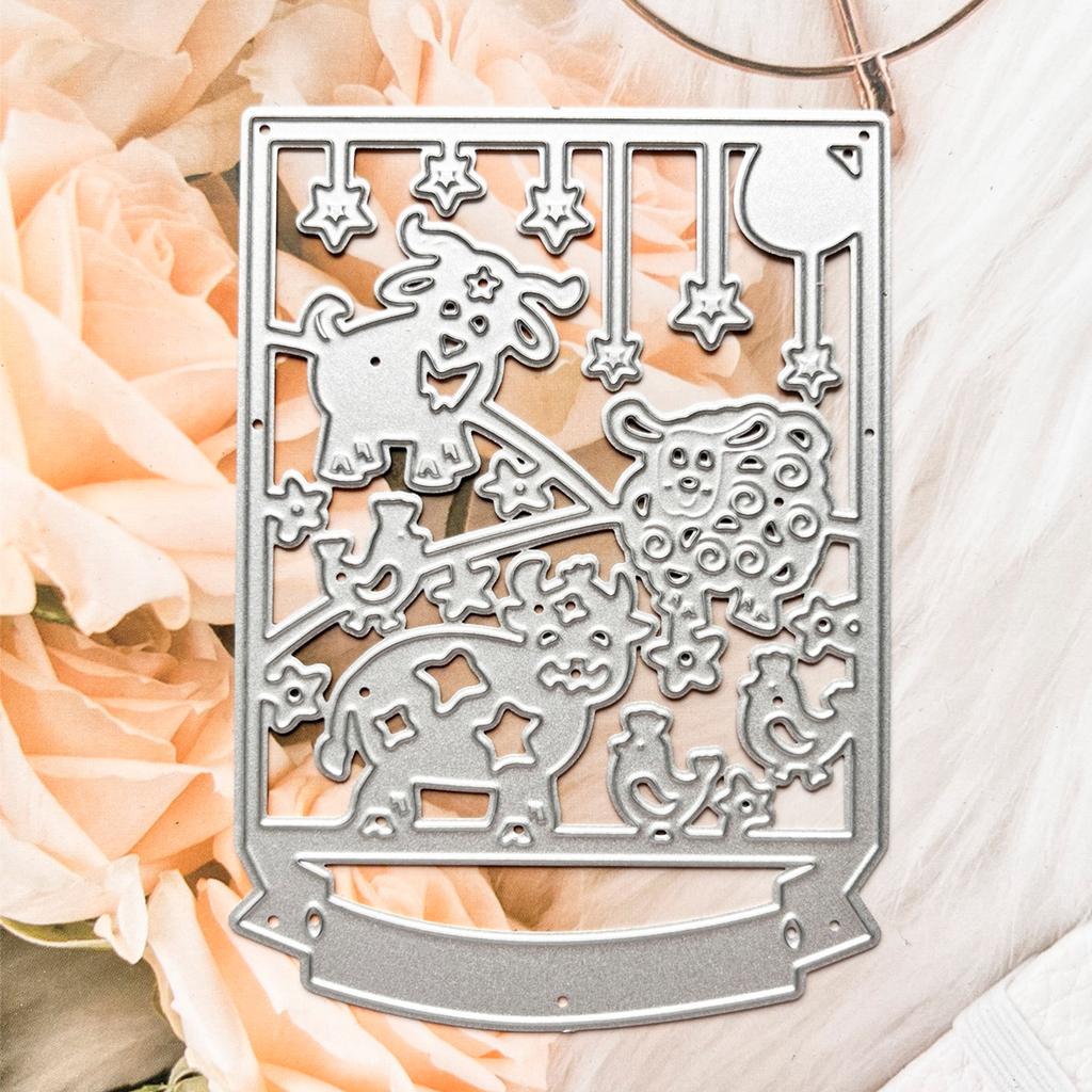 Metal Die Cuts Tree Frame Embossing Stencil Cutting Dies for Card Making Scrapbooking Paper Craft DIY Template Handmade