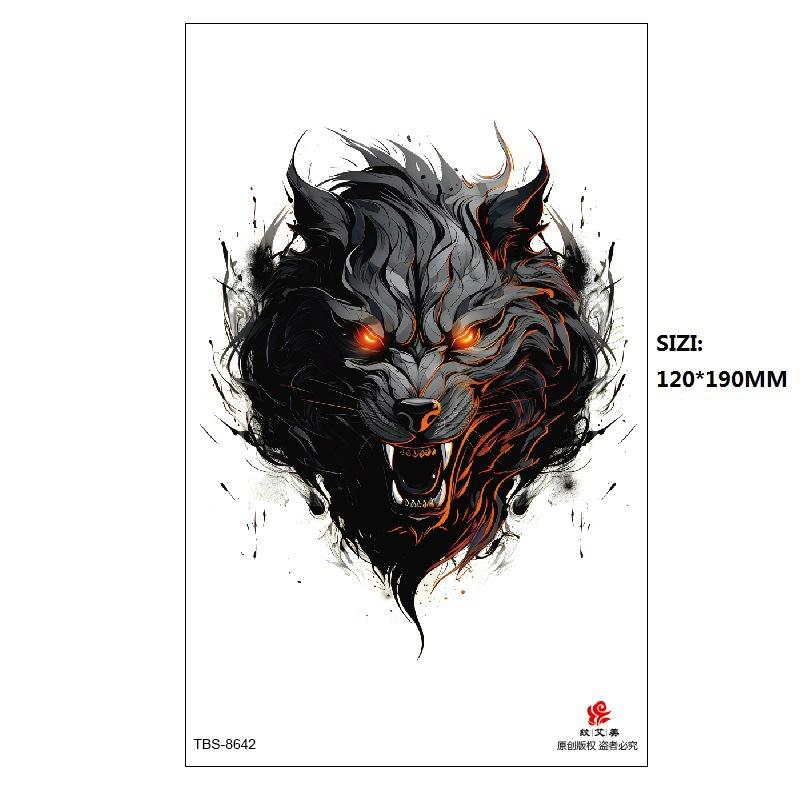 

Традиционный мужской тотем большой паук дракон вода переводная имитация татуировки одноразовая татуировка наклейка 120*190MM