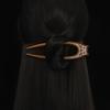 [Vintage Sandalwood Hairpin] Sandalwood Cat Hairpin | Vintage Chinese Style Hanfu Hair Accessory, Simple Updo Hairpin