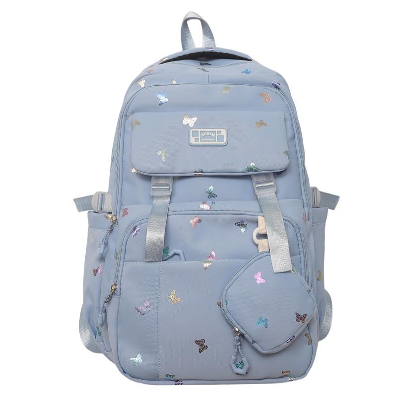 Cartoon Print Student Schoolbag Women's Large Capacity Backpack