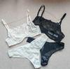 Intimo Sexy in Pizzo Francese: Reggiseno a fascia taglie forti, ultra-sottile e anti-cedimento