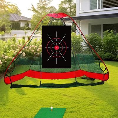 Hitting Net Golf Target Cloth Hanging Circle Backstop Cage Portable for Practice Indoor