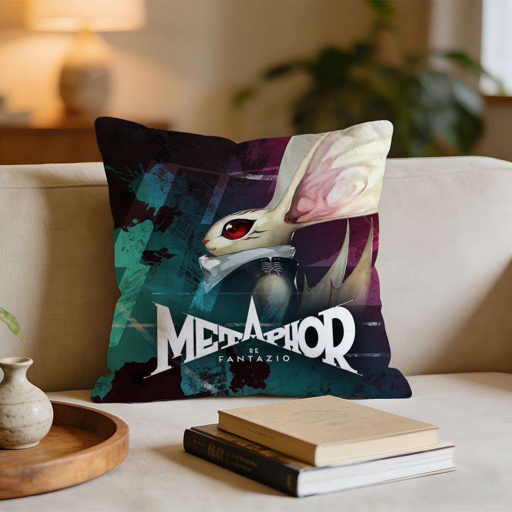 

MMetaphor RReFantazioS Cushion Cover Short plush pillowcase for bed sofa carwashable 30x30cm