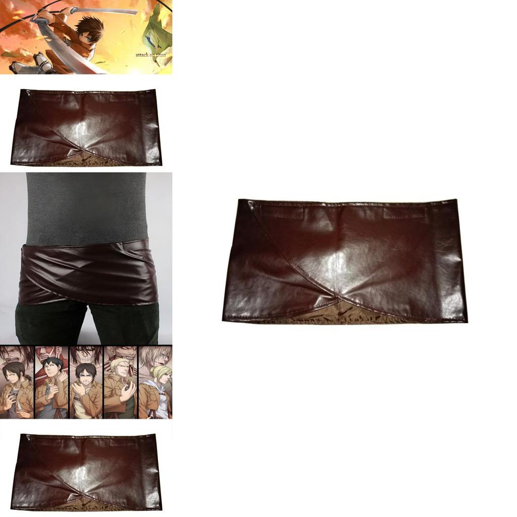 Attack On Titan Cosplay Minispódniczka ze Sztucznej Skóry Kostium Ackerman Unisex