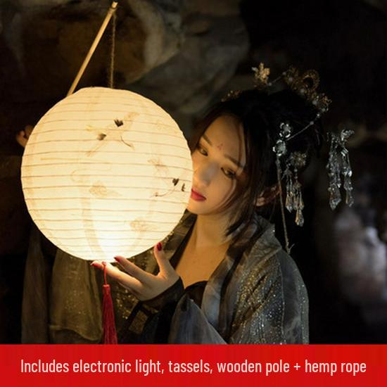 Traditional Festival Paper Lanterns: New Year, Mid-Autumn, Spring Celebrations - DIY Hanging Ornaments in Japanese & Chinese Styles