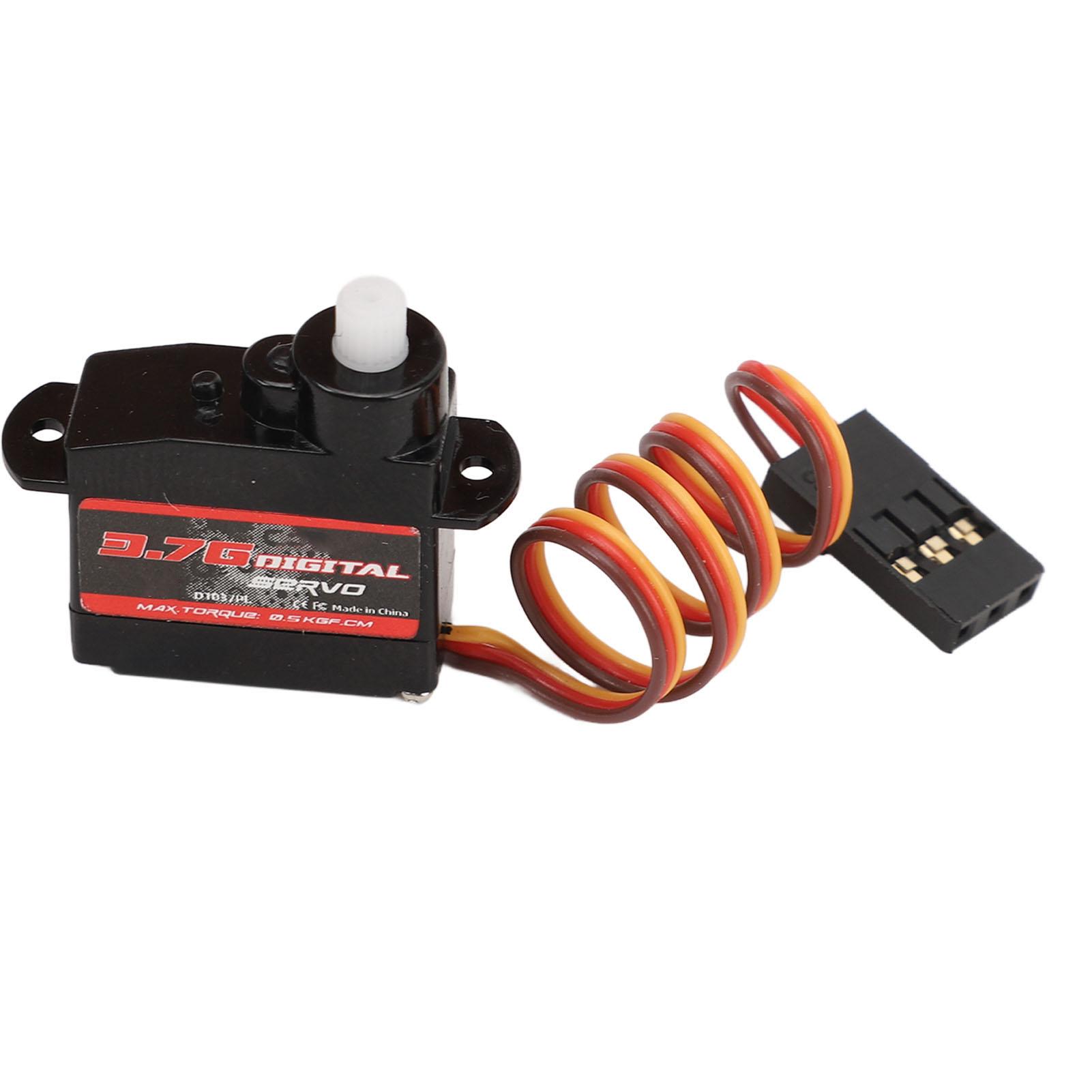 

Сервопривід 3,7 г з високим крученням Універсальний легкий мікросервопривід літака з фіксованим крилом для автомобіля на радіоуправлінні