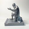 1Pcs Desk Accessories Armored Retro Soldier Pen Holder Warrior Pencil Stand Knight Desk Small Statue Ornaments