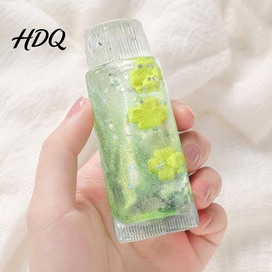 Relaxation Squeeze Toy Clear Glitter Toothpaste Tube Toy Stress Relief Fruit Hand