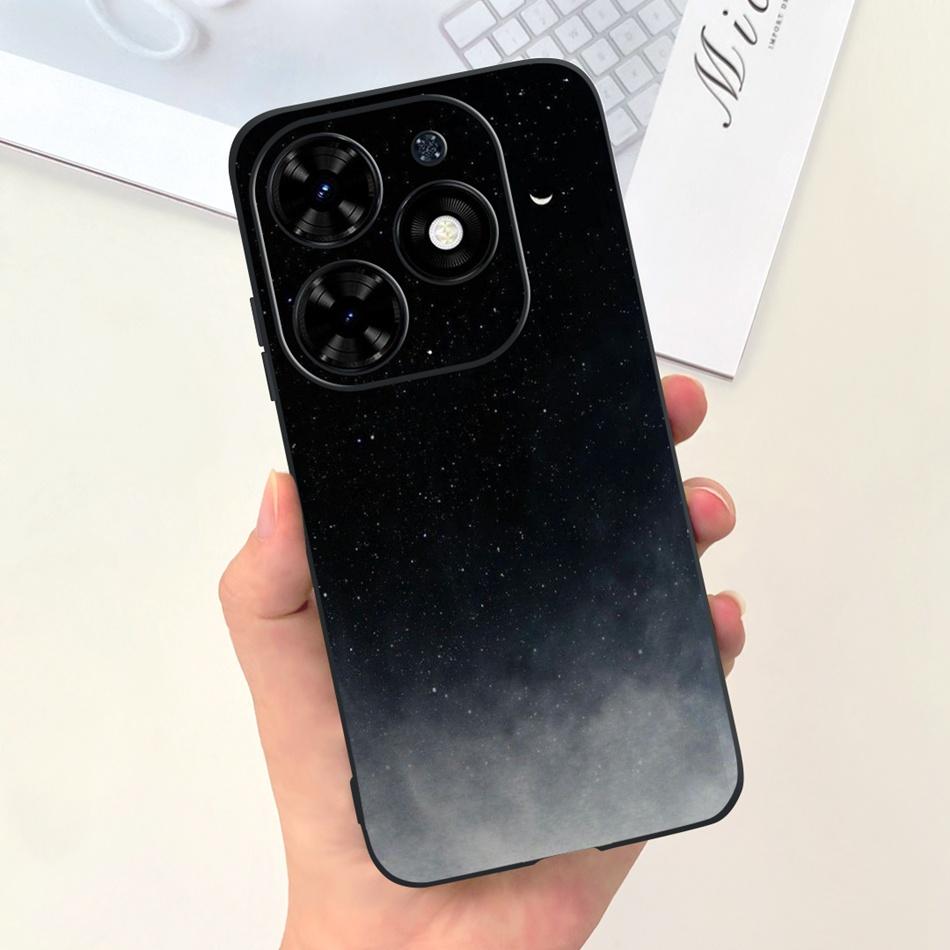 For Tecno Spark Go 2024 Case Cute Flower Love Pattern Candy Color Soft Silicon Slim Phone Back Cover For Spark Go (2024) BG6