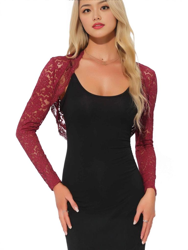 Giacca Cardigan Corta in Pizzo Euro-Americana 2026