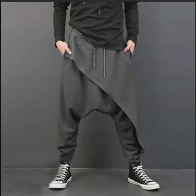 2024 Men's American Ice Silk Quick-Dry Casual Harem Pants - High Street Trend, Baggy Bloomers
