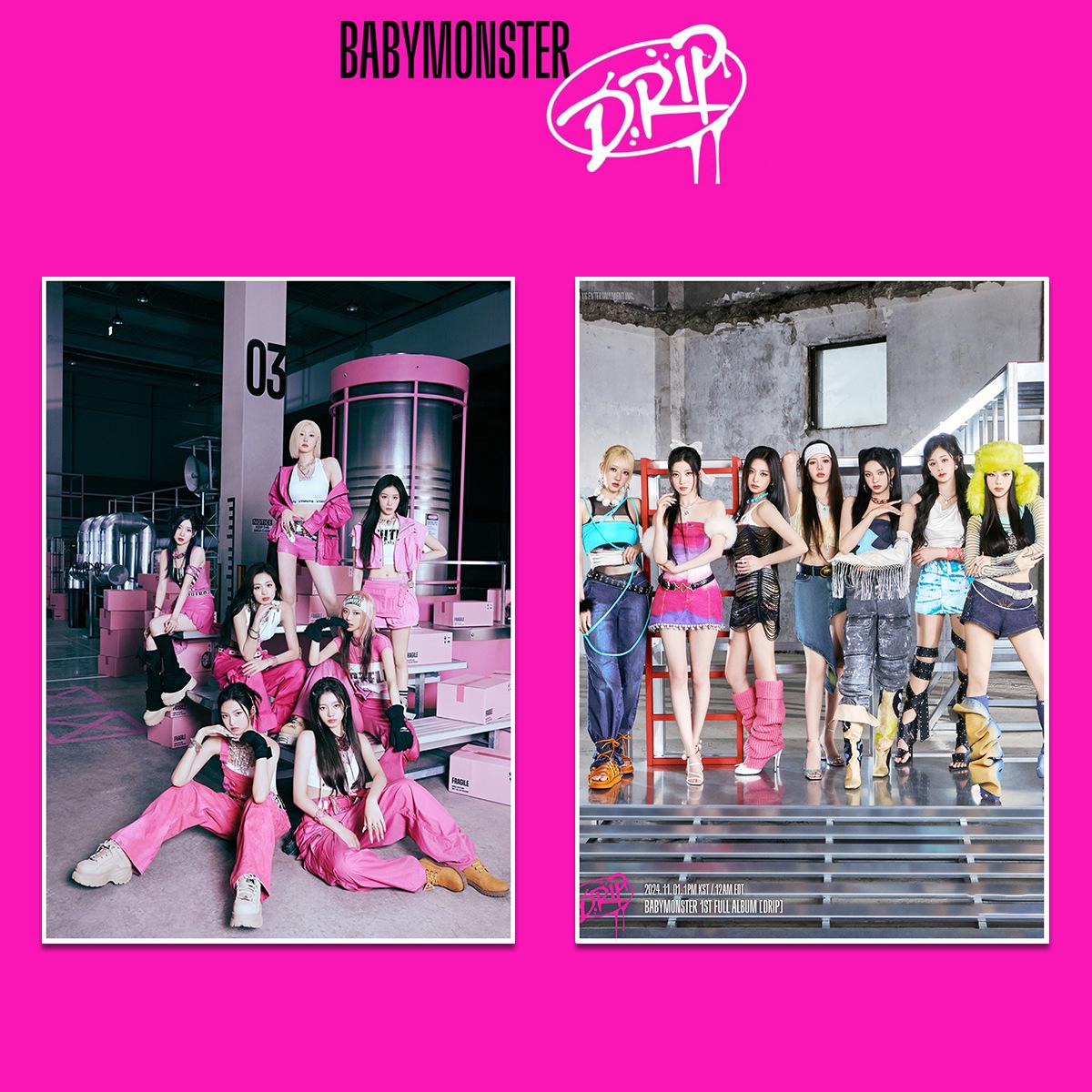BABYMONSTER  DRIP : Poster & Fotobuch-Merchandise zum ersten Full-Album