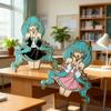 Anime surrounding Hatsune Miku brooch virtual idol first sound metal badge Japanese cute schoolbag accessories