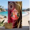 Sunderland Football Print Beach Towel, Large Soft Quick Dry Towel for Beach Camping Swimming