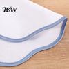Farmhouse Placemat Scalloped Round Linen Machine Washable Heat Insulation Table Mat for Dining Protection Decoration