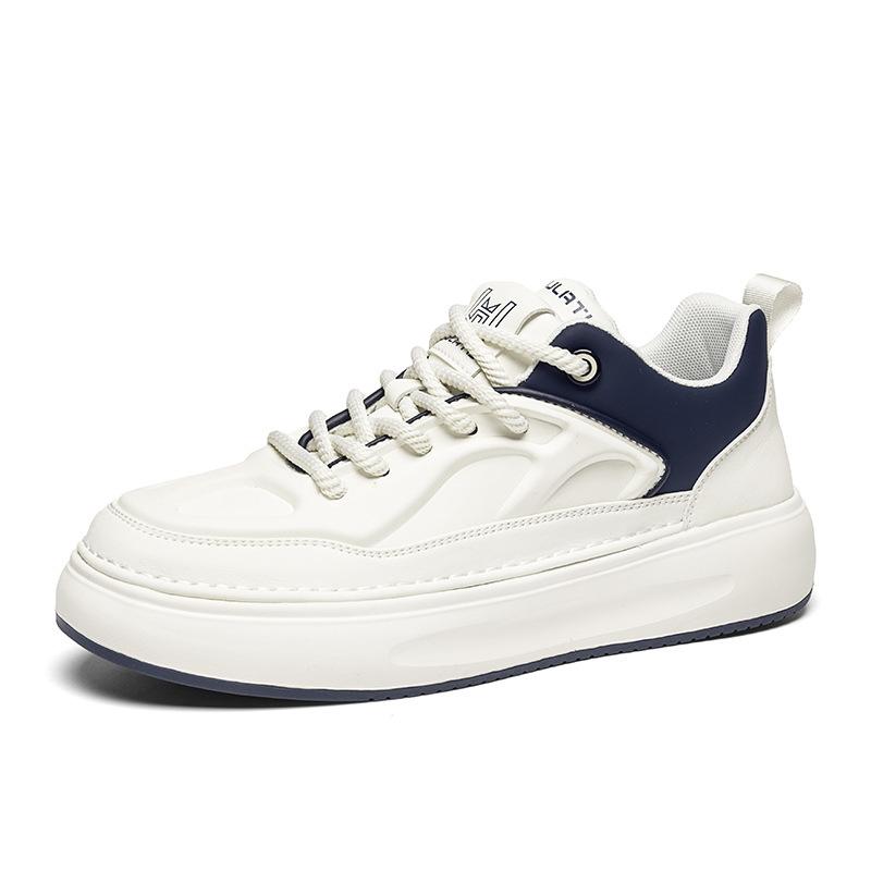 Lightweight Shock Absorption, Four-season Low-top Soft-soled Shock Absorption, Leather Sports Shoes, Casual Little White Board Shoes