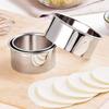 3Pcs Stainless Steel Dough Cutter Dumplings Molds Round Cookie Biscuit Cutters Circle Pastry Cutters Baking Circle Ring Molds