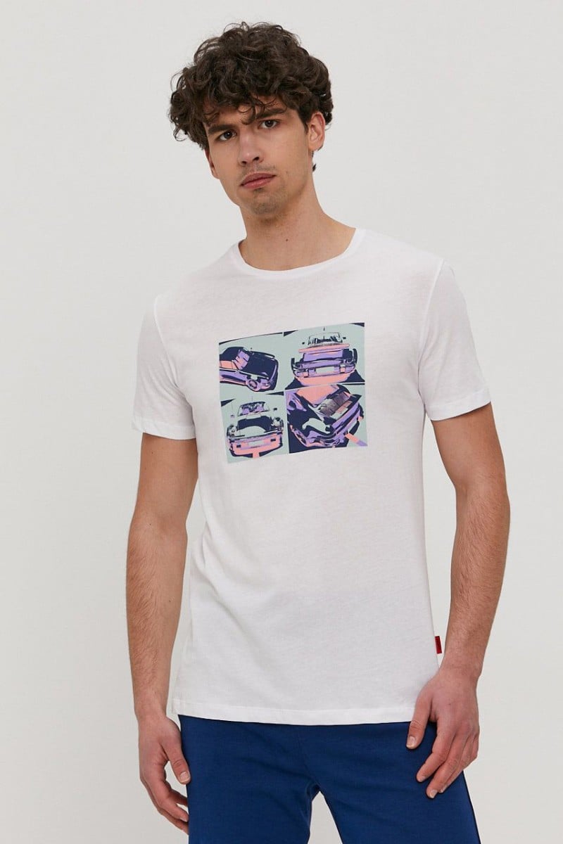 

Футболка John Frank (77497) 52(XL) білий