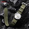 Ribbed Nylon Watchband Nylon Watch Strap 18mm 19mm 20mm 22mm Watchband Accessories for Military Sports Woven Watch Band Bracelet