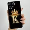 For Tecno Pova 7 Pro Ultra 5G Case Luxury Crown Letter Silicone Soft Phone Case For Tecno Pova7 Pro Ultra Shockproof Back Covers