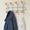 Entrance Hall Wall Coat Racks Bedroom Clothing Storage Hanger Rack Hooks Portable Backpack Cap Scarf Clothes Organizer Hangers