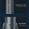3.5W Vertical and Horizontal Leaf Less Tower Fan Household Desktop Silent Electric Fan Portable Multifunctional Circulating Fan 60*80*270mm