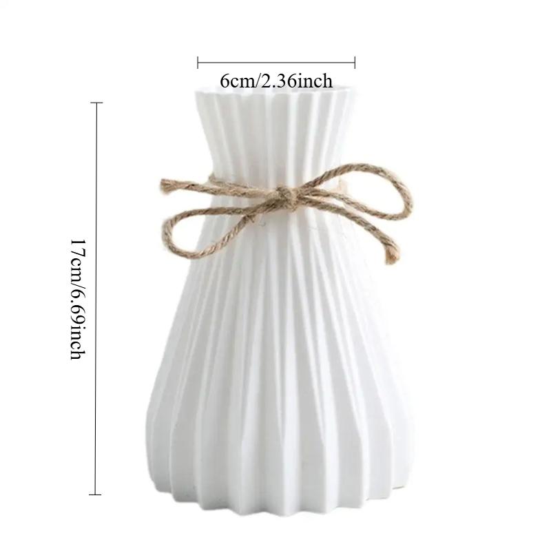 Creative Origami Vase European Pleated Design Plastic Folding Flower Vase Modern Decor for Dry Flower Arrangement