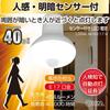 LED Light Bulb, Reflector Type, E17 Base, Equivalent To 40W Incandescent Bulb, with Motion and Light Sensors, Warm White lightLDR4L-WS-E17 9 06-3413