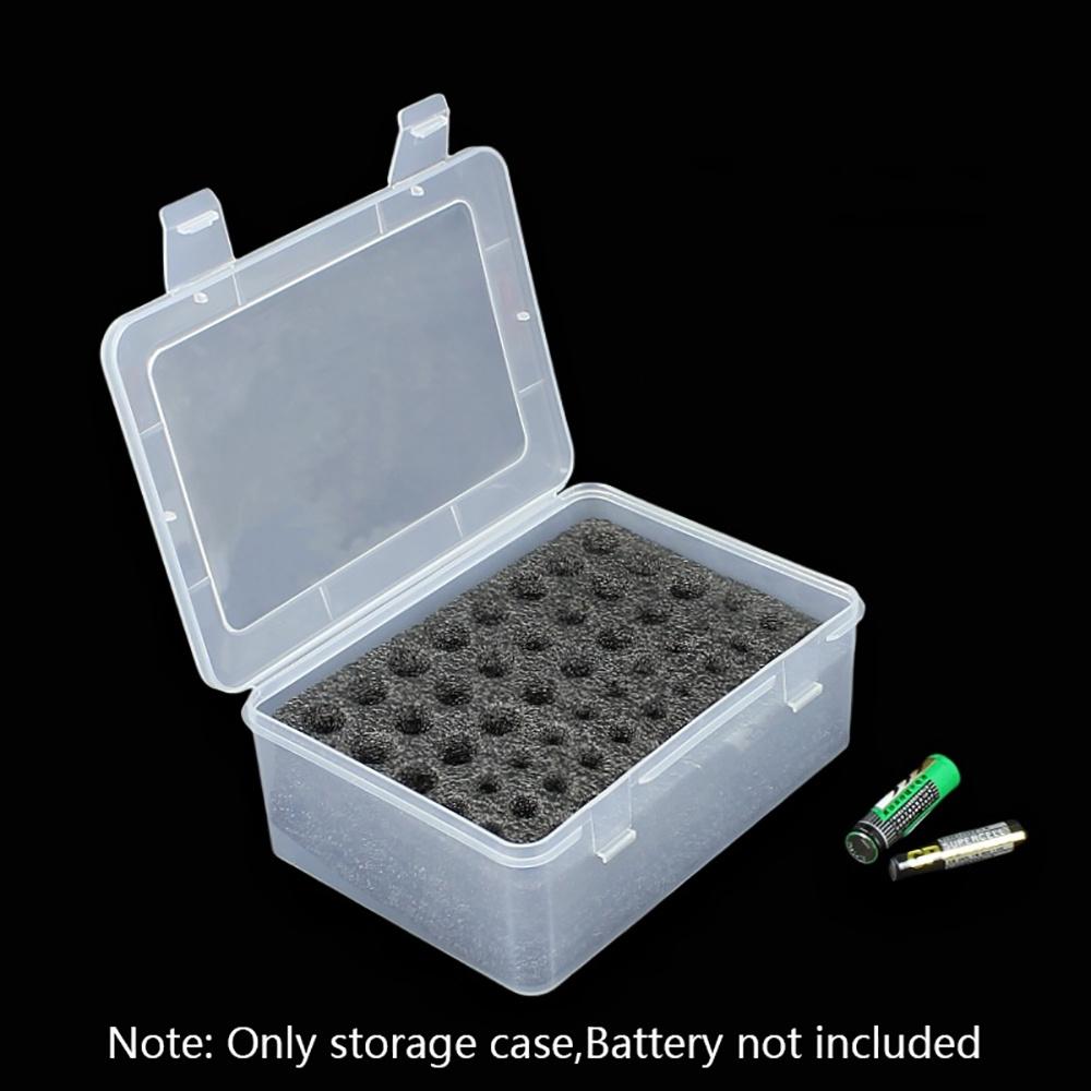 No.5/7 Battery Box Holds 54 Slot AA AAA Battery Storage Organizer Case Holder for Home Garage Drawer Protect Battery Storage