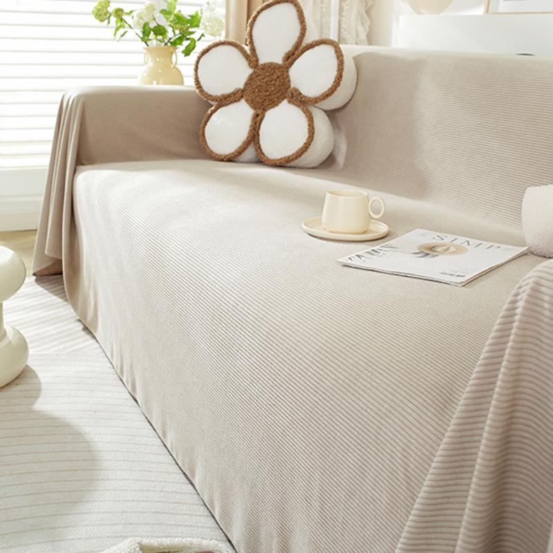 Four Seasons General New Cotton Wool Love Song Wasserdichter und rutschfester Sofabezug in Volltonfarbe, Handtuch, schlichter und modischer moderner Staubschutz
