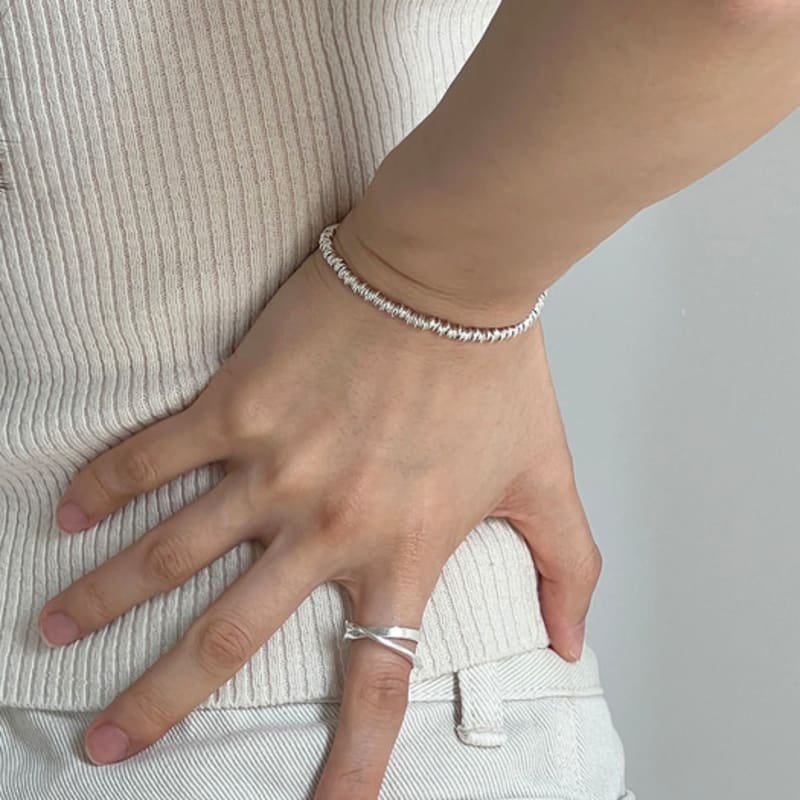 

OHOHE Ripple bracelet Silver
