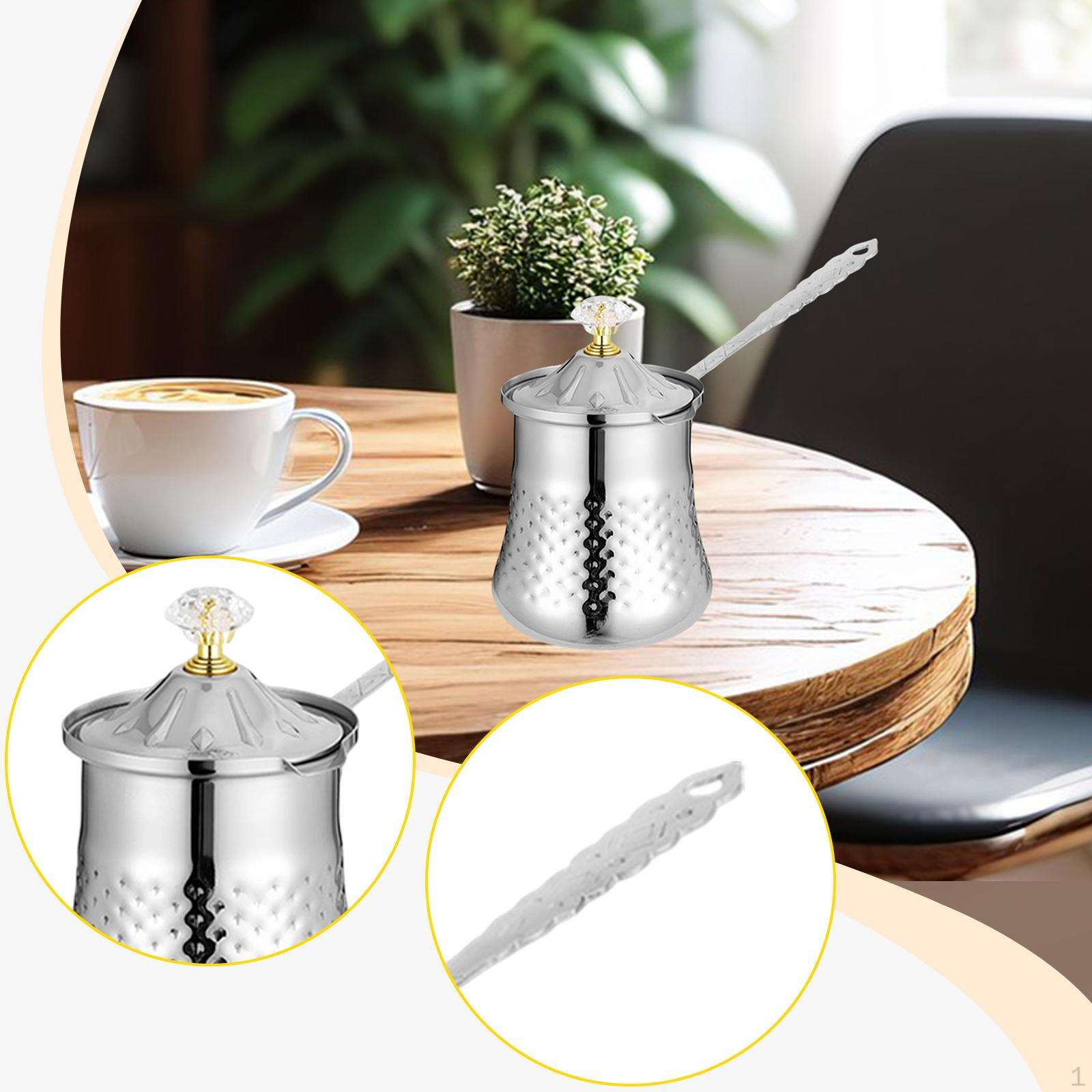 

Coffee Maker with Butter Warmer, Pot, Easy to Clean, Lids, Portable, for Camping And S