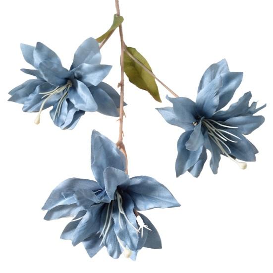 3 Heads Artifical Lily Flowers Full Blooms Fake Real Touch Flower Bouquets for Wedding Party Decor Home Table Centerpiece