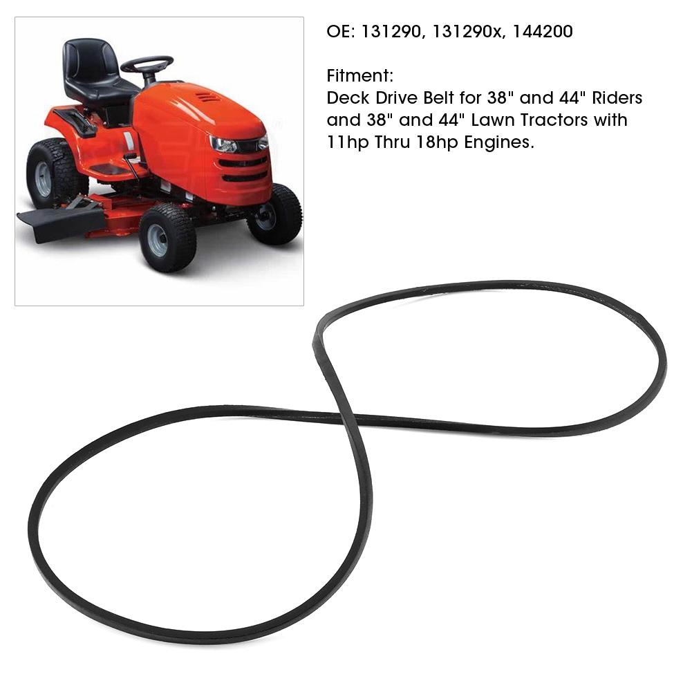 Drive Belt 1 2inx88in Lawn Mower Deck Belt Replacement 131290 for 38in 44in Riders Lawn Tractors