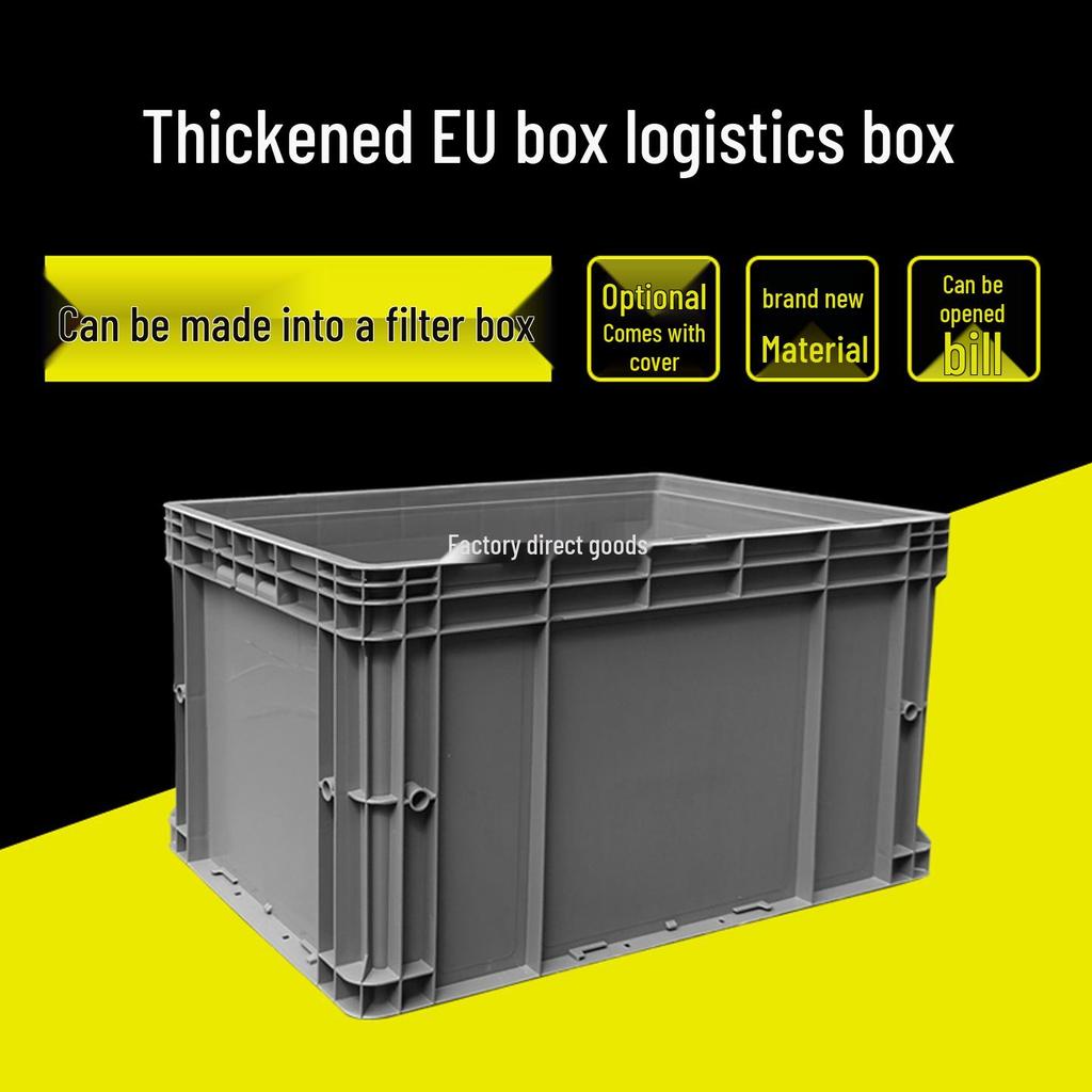 EU Rectangular Logistics Storage Box – Industrial Plastic Container for Fish & Turtle Rearing
