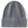 % Pure cashmere hat women's new skin feeling thickened new autumn and winter hat men's and women's warm knitted hat cold hat