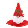 Pet Christmas Santa Hat Cartoon Christmas Lightweight Pointed Cap Cat Headwear for Xmas Parties New Year
