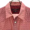 Gucci Made In Italy Floral Long Sleeve Western Shirt 40 Red Series Men's Used