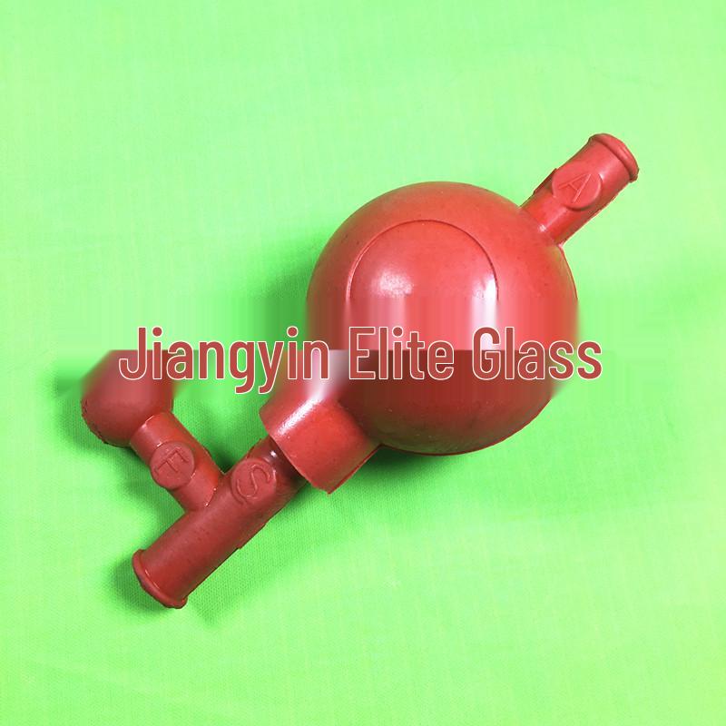 Three-Way Graduated Suction Bulb for Liquid Handling In Experiments