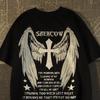 New Trendy Printed Short Sleeved T-shirt for Men Fashionable Versatile Casual Trendy Commuting