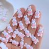 30Pcs New Cute Mini 8*14mm Cartoon Rabbit Series Flat Back Resin Scrapbooking DIY Jewelry Craft Decoration Accessories